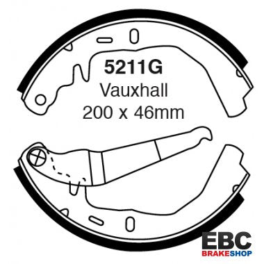 EBC Brake Shoes 5211G