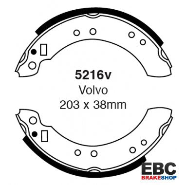 EBC Brake Shoes 5216V