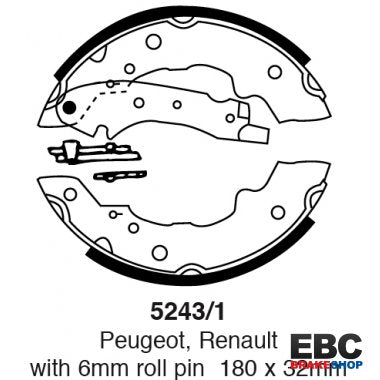 EBC Brake Shoes 5243/1