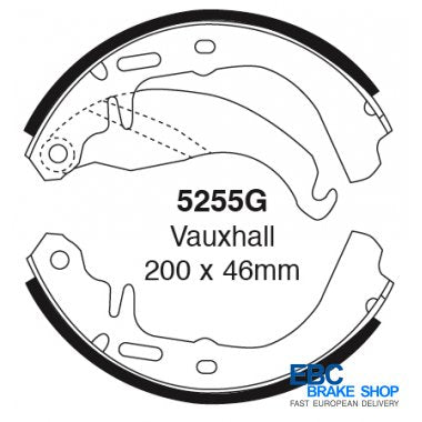 EBC Brake Shoes 5255G