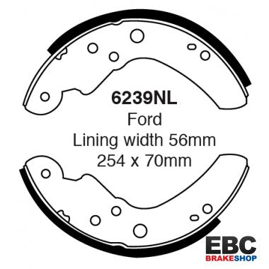 EBC Brake Shoes 6239NL