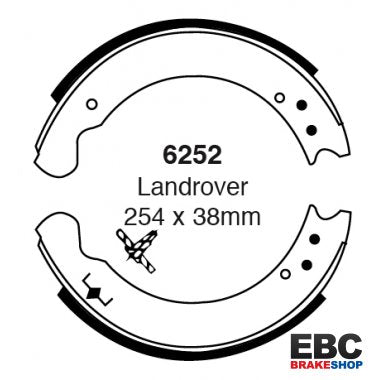 EBC Brake Shoes 6252