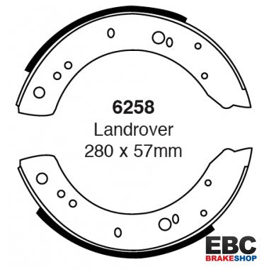 EBC Brake Shoes 6258