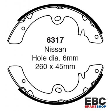 EBC Brake Shoes 6317