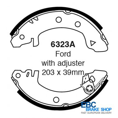 EBC Brake Shoes 6323A