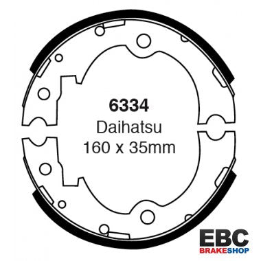 EBC Brake Shoes 6334