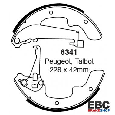 EBC Brake Shoes 6341