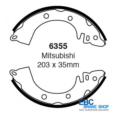 EBC Brake Shoes 6355