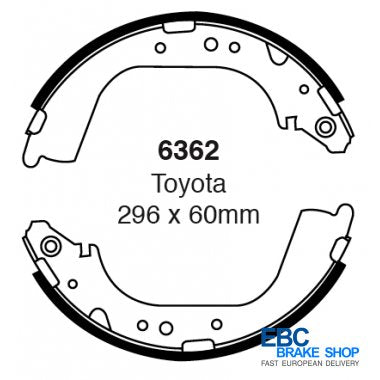 EBC Brake Shoes 6362