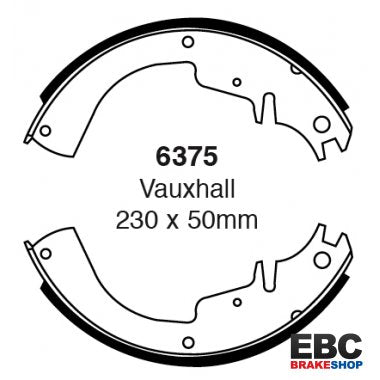 EBC Brake Shoes 6375