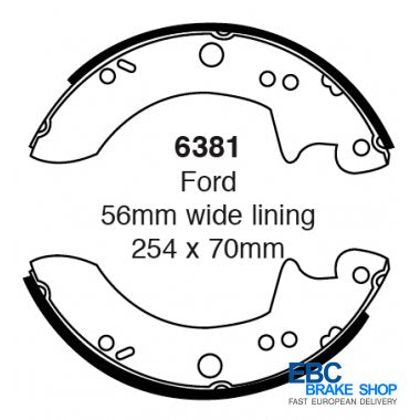 EBC Brake Shoes 6381