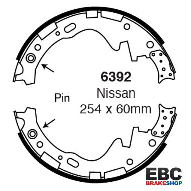 EBC Brake Shoes 6392