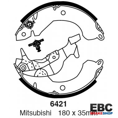 EBC Brake Shoes 6421