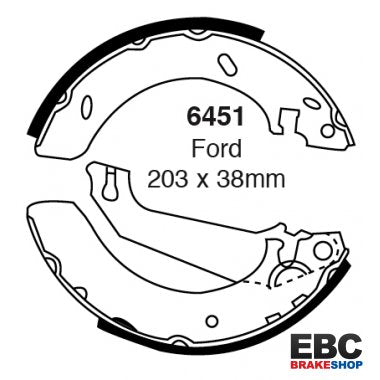 EBC Brake Shoes 6451