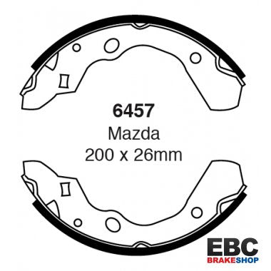 EBC Brake Shoes 6457