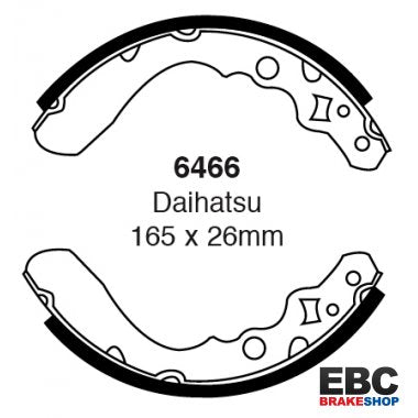 EBC Brake Shoes 6466