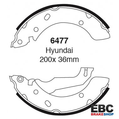 EBC Brake Shoes 6477