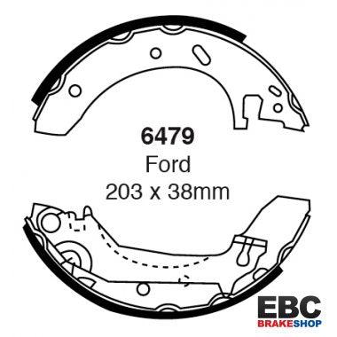 EBC Brake Shoes 6479
