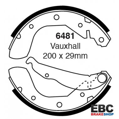 EBC Brake Shoes 6481