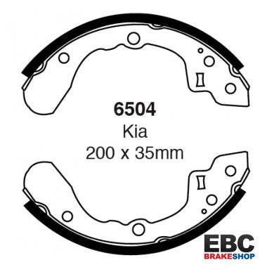 EBC Brake Shoes 6504