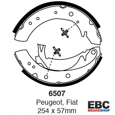 EBC Brake Shoes 6507