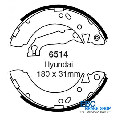 EBC Brake Shoes 6514