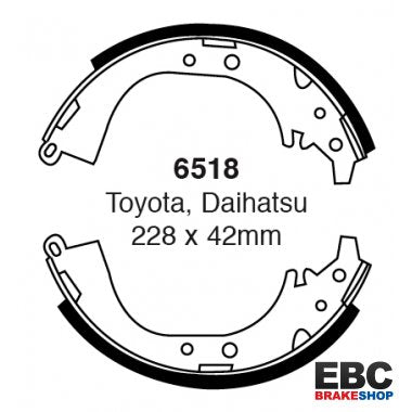 EBC Brake Shoes 6518