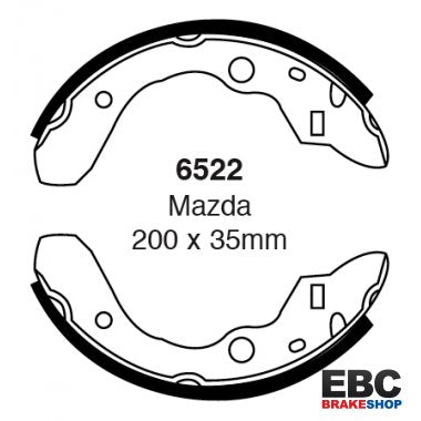 EBC Brake Shoes 6522