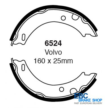 EBC Brake Shoes 6524