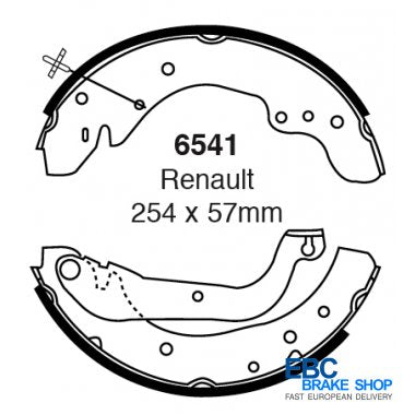 EBC Brake Shoes 6541