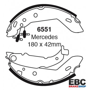 EBC Brake Shoes 6551