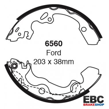 EBC Brake Shoes 6560
