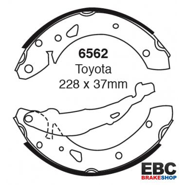 EBC Brake Shoes 6562