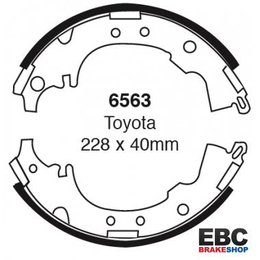 EBC Brake Shoes 6563