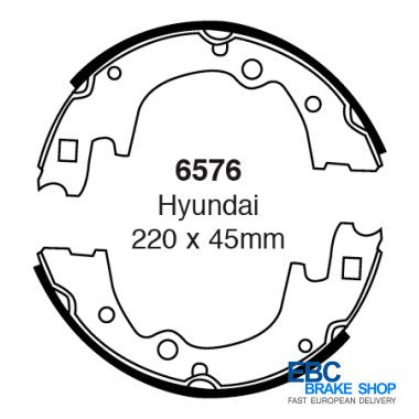 EBC Brake Shoes 6576