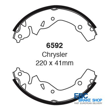 EBC Brake Shoes 6592