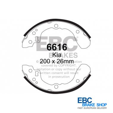 EBC Brake Shoes 6616