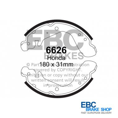 EBC Brake Shoes 6626
