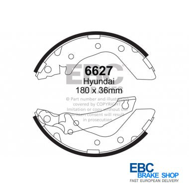 EBC Brake Shoes 6627