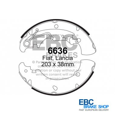 EBC Brake Shoes 6636