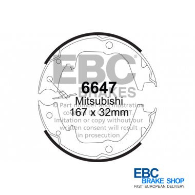 EBC Brake Shoes 6647