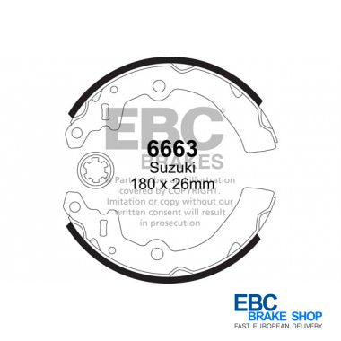 EBC Brake Shoes 6663