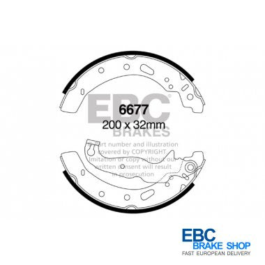 EBC Brake Shoes 6677