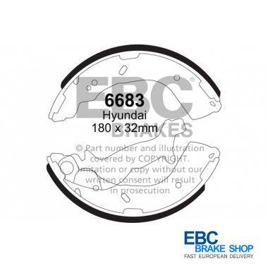 EBC Brake Shoes 6683