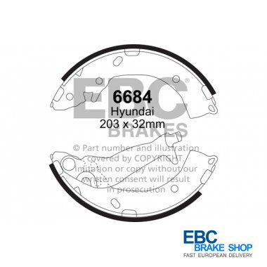 EBC Brake Shoes 6684