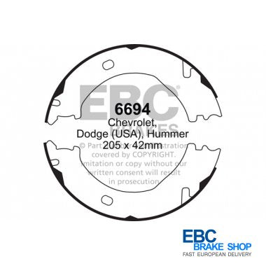 EBC Brake Shoes 6694