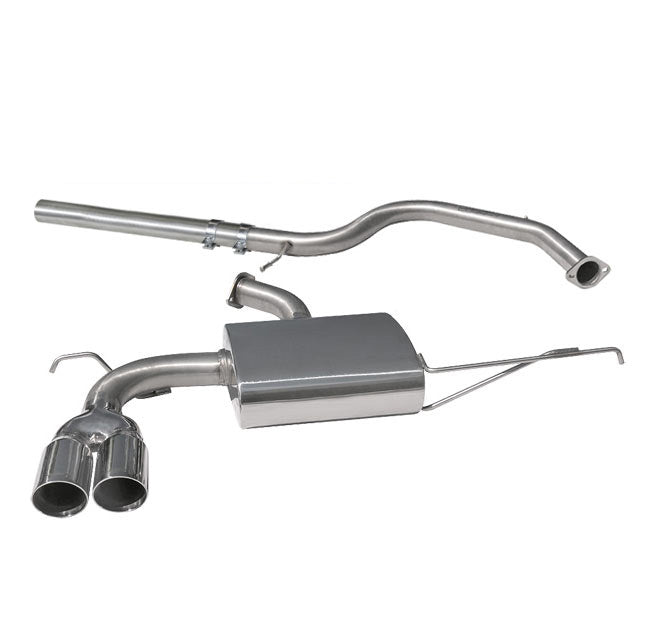 Audi A3 (8P) 2.0 TDI 140PS (2WD) (3 Door) Twin Tip Cat Back Performance Exhaust