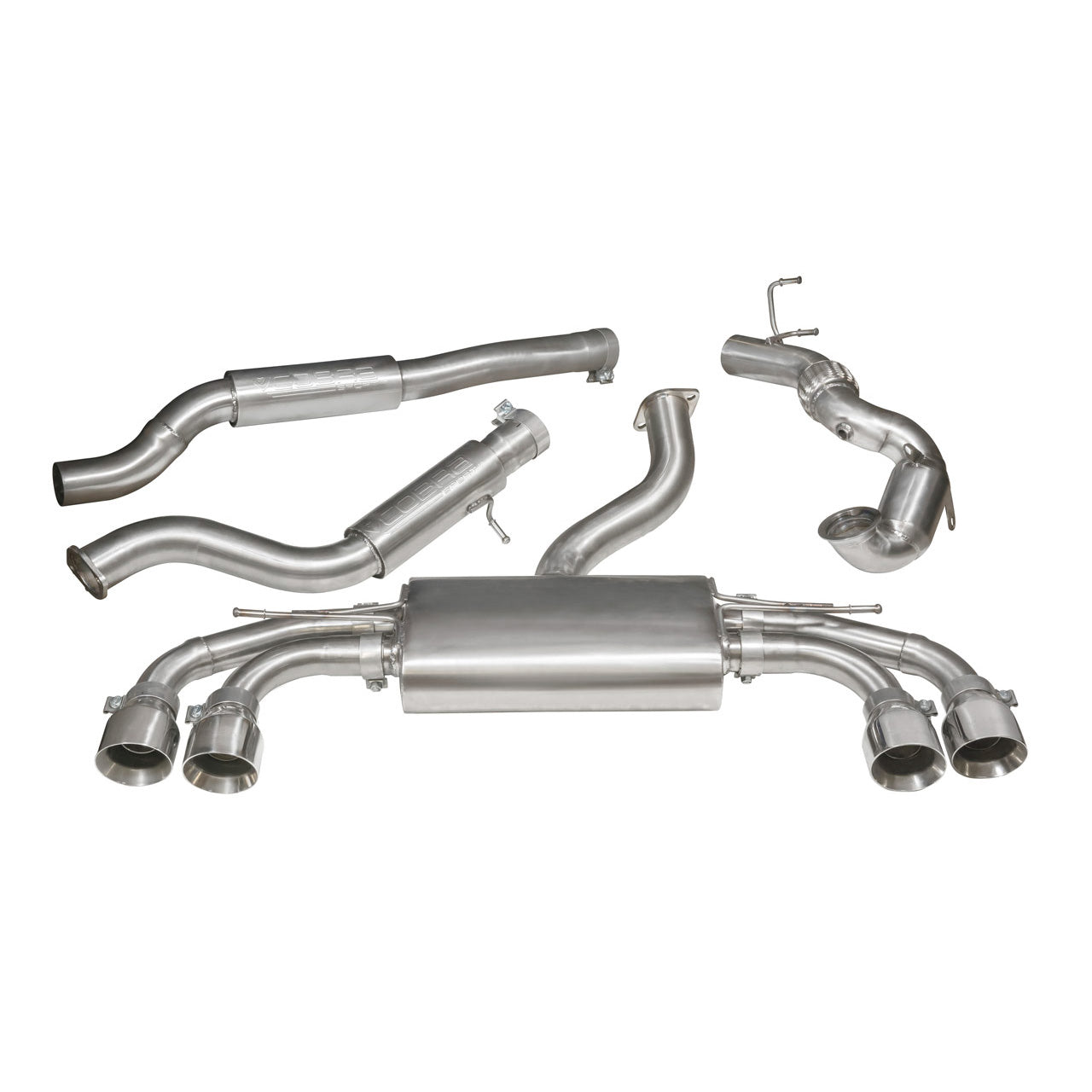 Audi TTS (Mk3) 2.0 TFSI Turbo Back Performance Exhaust