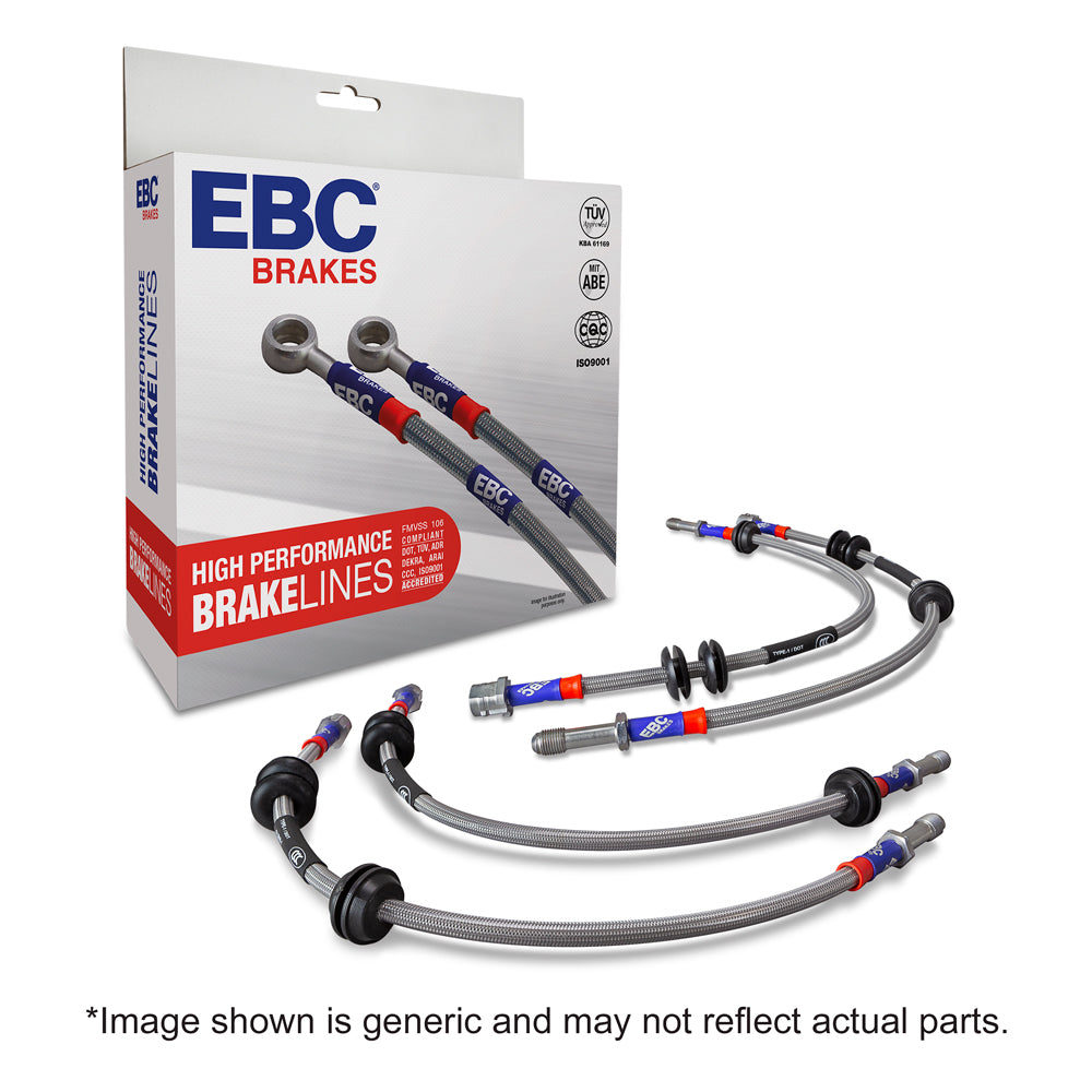 EBC Stainless Braided Brake Lines BLA1002-4L