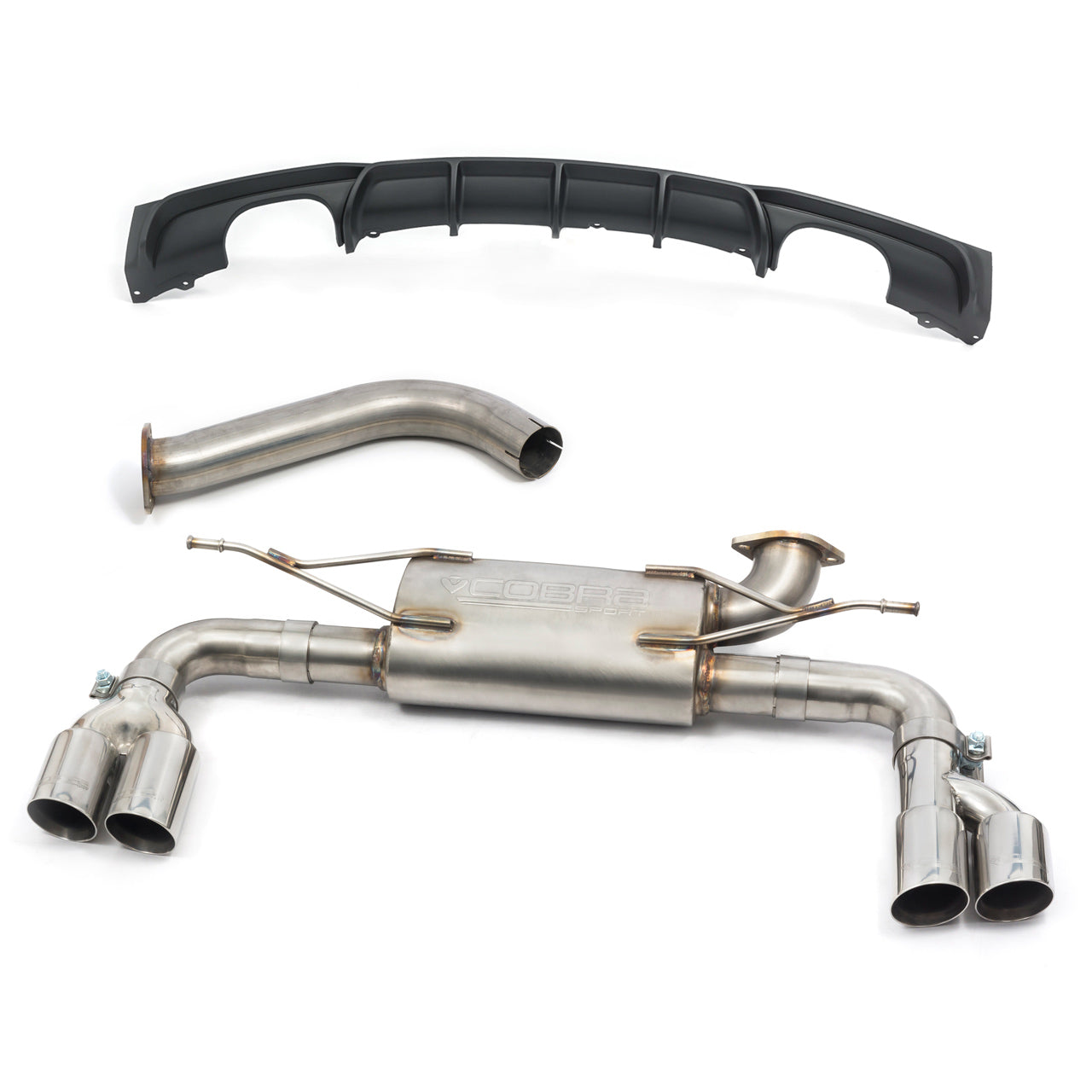 BMW 320D (F30 LCI/F31 LCI) (2015-19) Quad Exit M3 Style Performance Exhaust Conversion